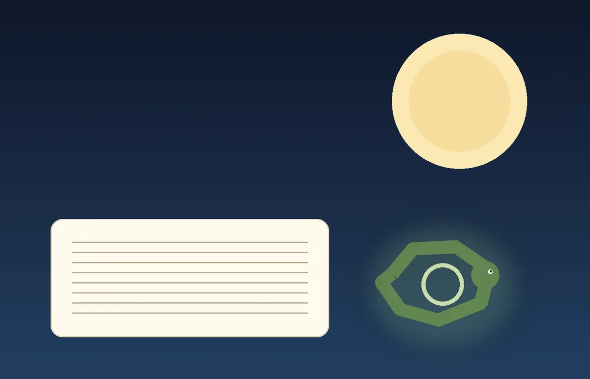 Coiled snake beside a journal under moonlight representing snake dream meaning